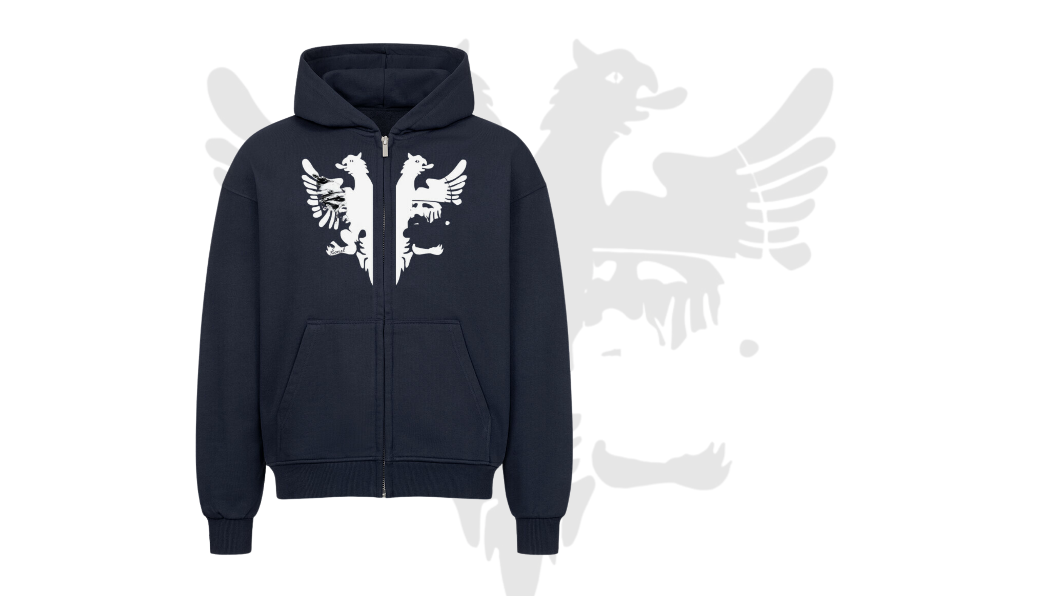 FIONEL-ARCHIVE-ZIPPER-NAVY & BLACK